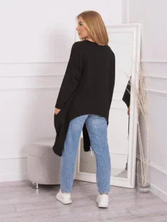 Oversize halenka s potiskem černá