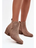 Boty na podpatku  model 222514 Step in style