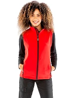 Result R 232F Dámská 2-vrstvá softshell vesta "Printable" 30.232F red/black Result R 232F Dámská 2-vrstvá softshell vesta "Printable" 30.232F red/black