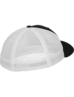 Flexfit 6511 6 panelová Trucker kšiltovka "Mesh" 55.6511 black/white