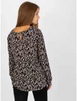 Halenka D73771M10971AEN černá a béžová