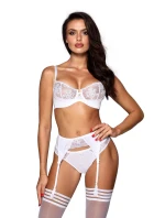Dámská luxusní krajková podprsenka V-10211 bílá - Axami Dámská luxusní krajková podprsenka V-10211 bílá - Axami