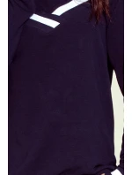 223-1 Pohodlná halenka s odhalenými rameny a stahovacím lemem - GRANITE