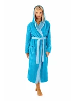 Unisex župan Tampa duo s kapucí 3959 tyrkysová - Vestis