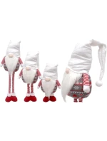 TRPASLÍK NA TELESKOPICKÝCH NOHÁCH BÍLÝ 80-115CM