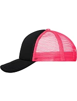 Daiber MB 70 5 panelová polyesterová síťovaná kšiltovka 03.0070 black/neon pink Daiber MB 70 5 panelová polyesterová síťovaná kšiltovka 03.0070 black/neon pink