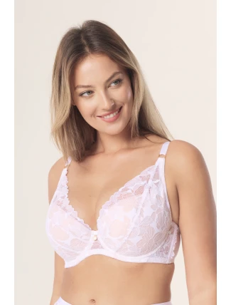 Hanna push up podprsenka bílá