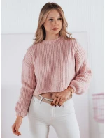 Dámský oversize svetr BILLIS pink FashionStreet MY2283