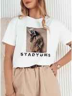 CARSTI dámské tričko bílé FashionStreet RY2404