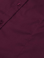 Klasická dámská košile ve vínové bordó barvě (HH039-6)