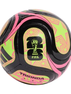 Adidas World Cup 26 Trionda Club fotbalový míč black-pink-green JD8053
