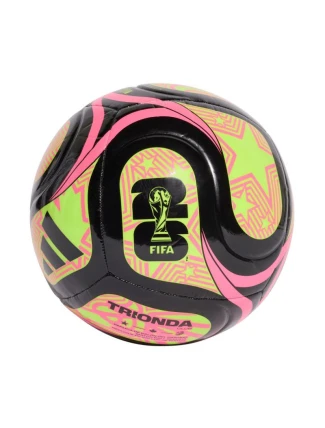 Adidas World Cup 26 Trionda Club fotbalový míč black-pink-green JD8053