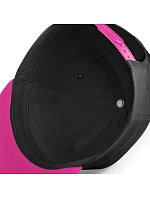 Beechfield B 615 Dětská 5 panelová kšiltovka "Snapback" 53.0615 black/bright red