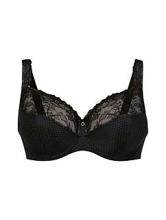 Eloise podprsenka s kosticí Full Cup 5295 black - RosaFaia