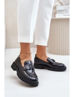 Lakované Dámské Mokasíny Vinceza 62187 Černé Lakované Dámské Mokasíny Vinceza 62187 Černé