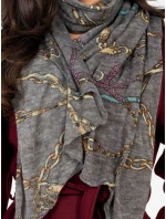 Závoj AT CH F67024.26 tmavě šedý Závoj AT CH F67024.26 tmavě šedý