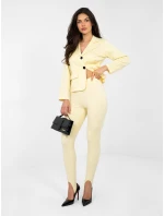 Kalhoty MI SP K22.65 světle žluté