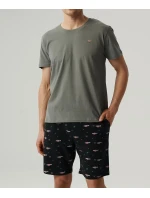 Pánské pyžamo Atlantic NMP-384 v plné délce S-2XL