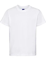 Russell Athletic 180B Dětské tričko z těžké bavlny "Authentic" 10.180B white
