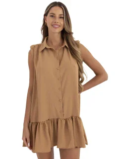 Šaty 341 SK 5183.09 velbloud