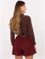 Šortky MI SN 122408.57 bordó