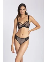 Dámská podprsenka NANCY 01 Černá s béžovou - Gatta