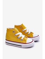 Dětské vysoké tenisky Filemon žluté - Sweet Shoes Dětské vysoké tenisky Filemon žluté - Sweet Shoes