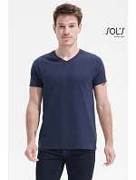 SOL'S Imperial V Men Pánské tričko do V z těžké bavlny 25.2940 royal blue