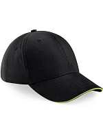 Beechfield B 20 6 panelová sandwich kšiltovka "Athleisure" 53.0020 black/lime green Beechfield B 20 6 panelová sandwich kšiltovka "Athleisure" 53.0020 black/lime green