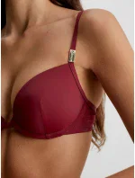 Dámská plavková podprsenka bikini KW0KW02278 XN0 bordó - Calvin Klein Dámská plavková podprsenka bikini KW0KW02278 XN0 bordó - Calvin Klein