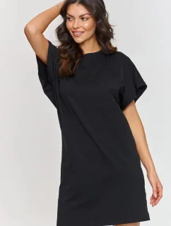 Denní šaty M875 černé - Makadamia