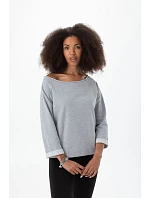 Mantis M 128 Dámská mikina "Flash Dance" 70.0128 heather grey melange Mantis M 128 Dámská mikina "Flash Dance" 70.0128 heather grey melange