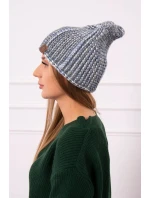 Fleecová čepice Zoja K306 šedá+modrá Fleecová čepice Zoja K306 šedá+modrá