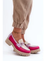 Zazoo 3475 Dámské kožené mokasíny béžové