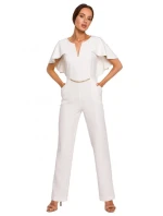 M670 Kombinéza s volánky - ecru