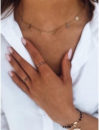 Zlatý náhrdelník PUNTA FashionStreet IY0075