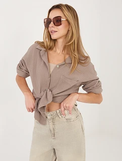 MI košile KS 2337.77 tmavě lila