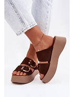 Klapky na platformě model 225369 Step in style