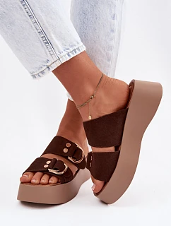 Klapky na platformě model 225369 Step in style