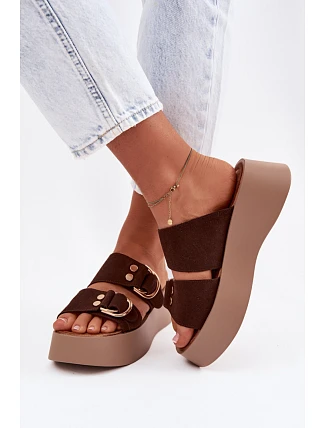 Klapky na platformě model 225369 Step in style