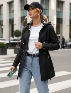 Dámská bunda parka s kapucí černá FashionStreet TY5570