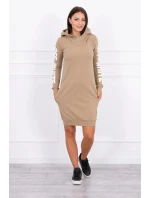 Off White velbloudí šaty Off White velbloudí šaty