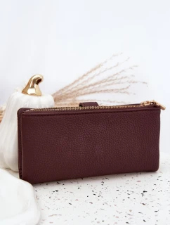 Dámská peněženka z eko kůže Velká bordó Gilessa
