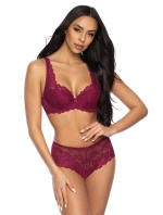 Dámská podprsenka CARMELA M-053/22 Bordó - MAT