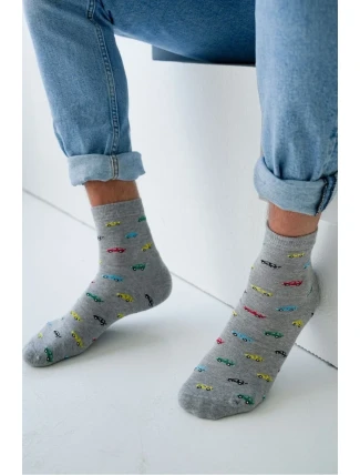 PÁNSKÉ PONOŽKY 3/4 BAREVNÉ AUTÍČKA 1153.039 PÁNSKÉ PONOŽKY 3/4 BAREVNÉ AUTÍČKA 1153.039