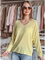 Dámský oversize svetr NORVAN lemon FashionStreet MY2456