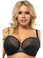 Dámská podprsenka K 461 Black orchid - GORSENIA Dámská podprsenka K 461 Black orchid - GORSENIA
