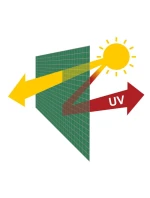 Krycí plech pro zahradní tunel 200x300x200 cm ZELENÝ