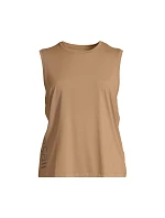 Dámské tréninkové tričko CASALL Graphic Tank, hnědá barva Dámské tréninkové tričko CASALL Graphic Tank, hnědá barva