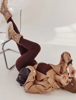 Dámské zateplené sněhule Big Star KK274194 Béžove